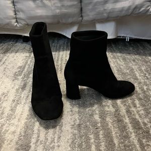Ann Taylor Black Booties
